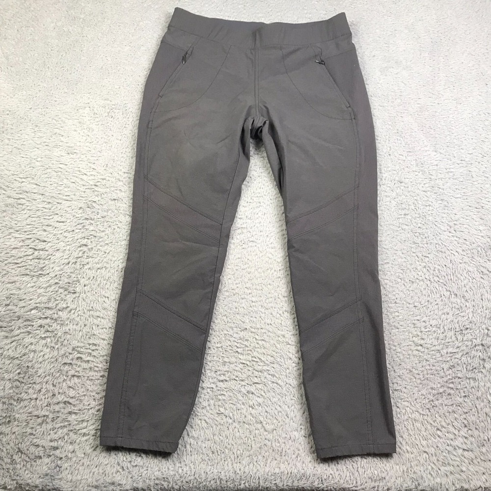Kuhl Weekendr Tight Womens S Reg (30x24) Gray Pull On Nylon Performance Pants